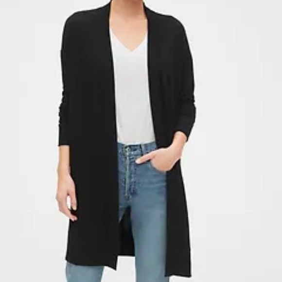 GAP Sweaters - Women’s Softspun Gap Dark Gray Cardigan / Large